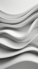 Obraz premium Abstract White Wavy Lines Background