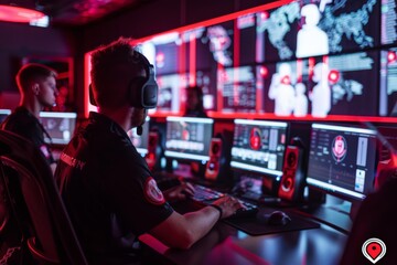 cyber security analyst at crowd strike investigating