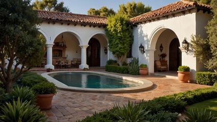Fototapeta premium Spanish Revival Home