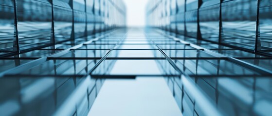 Obraz premium Enhance productivity through innovative strategies in an ultramodern, supernatural scene, with copy space