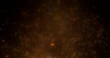 Flying inside digital data tunnel. Futuristic abstract background with neon rays
