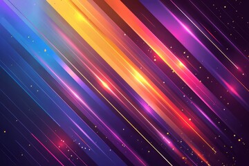 Obraz premium Modern digital abstract glowing lines background for using in science, technology, astronomical, futuristic concepts