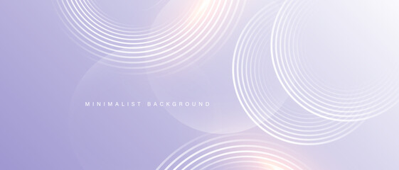 Abstract minimalist background with circle elements. Digital technology concept. vector illustration.	
