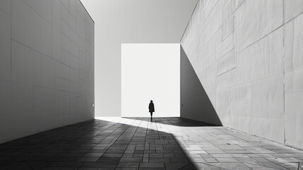 Modern Minimalism Clean  negative space elegant fashion style model photography  