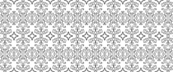 Vector silhouette illustration sketch, modern line abstract background pattern design detail drawing