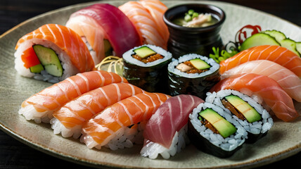 Delicious Sushi Platter