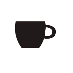 black cup vector icon