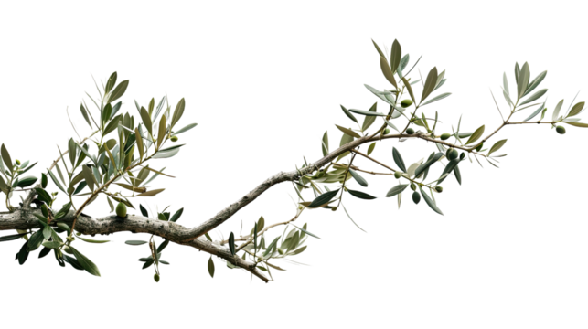 olive branch transparent background