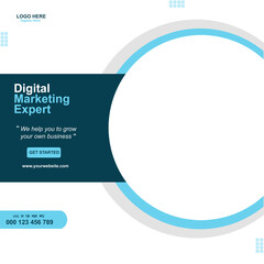 Social media post for digital marketing agency