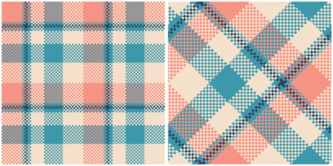 Tartan Plaid Pattern Seamless. Plaid Pattern Seamless. Template for Design Ornament. Seamless Fabric Texture. Vector Illustration