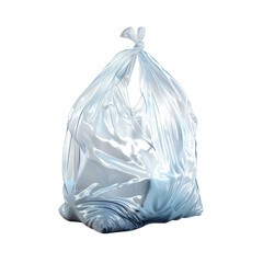 3d render plastic bag isolated on transparent background