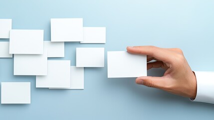 A single finger hovers over a glowing blue circuit board