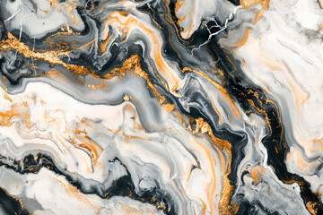 abstract elegant white,black and gold stone texture marble background