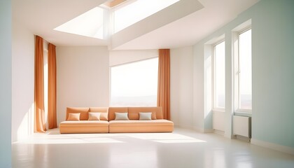 Photo interior modern design room 3d illustration