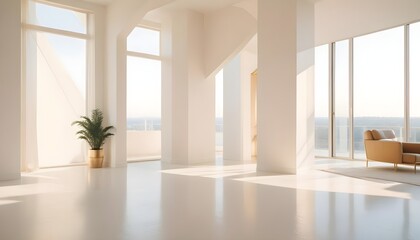 Photo interior modern design room 3d illustration