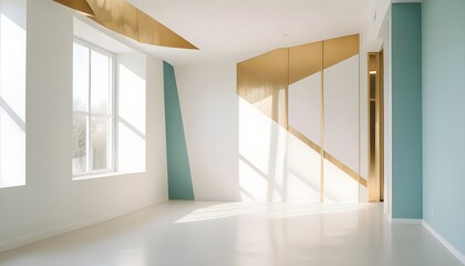 Photo interior modern design room 3d illustration