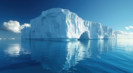 iceberg photo in water