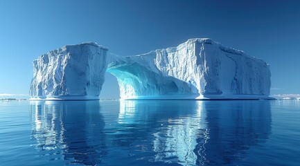 iceberg photo in water