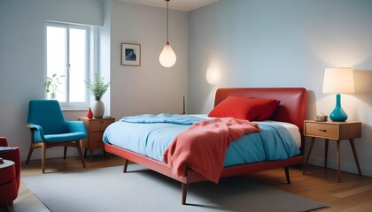 Photo interior modern design room 3d illustration