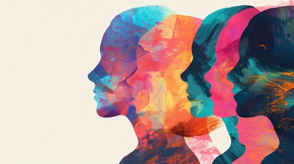 Diverse group of professionals discussing mental health inclusivity at a global conference, highlighting the importance of mental well-being in modern society.