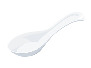 レンゲのイラスト_中華料理の食器