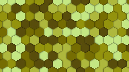  Abstract background hexagonal pattern in shades of red and brown, geometric design, modern art, digital illustration.