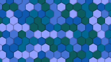  Abstract background hexagonal pattern in shades of red and brown, geometric design, modern art, digital illustration.