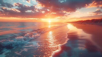 Serene open area designed retirement wish writing space right side offer ample room heartfelt message background showcase peaceful beach retiree enjoying sunset walk writing space add tranquility of