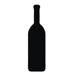 glass bottle vector icon