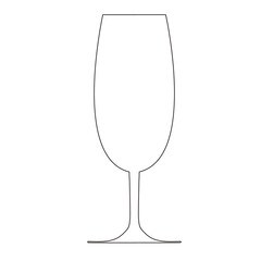 champagne glass vector icon
