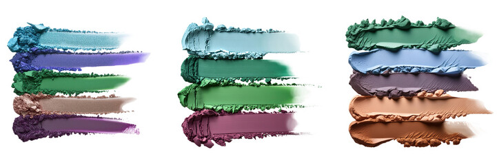 Obraz premium eyeshadow swatch isolated on transparent background