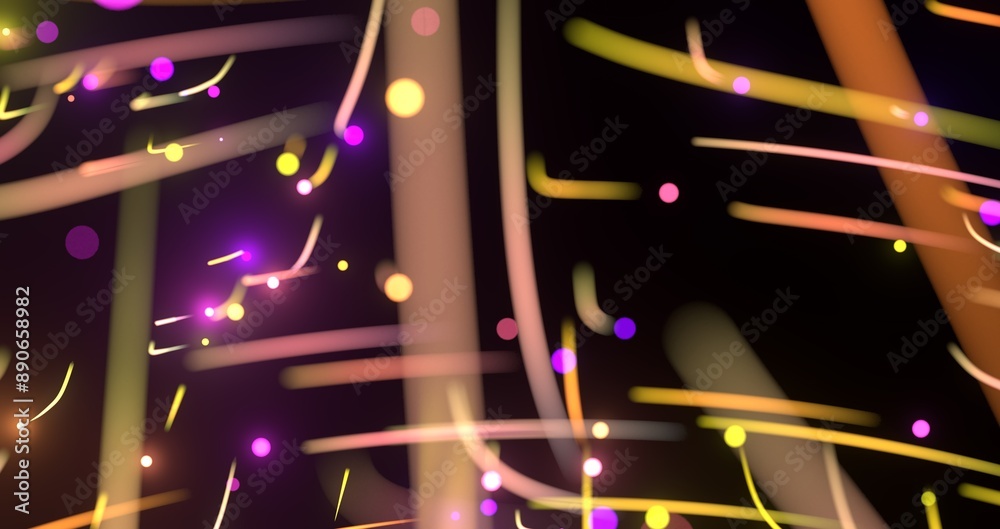 Poster light wave background, 3d rendering, abstract background