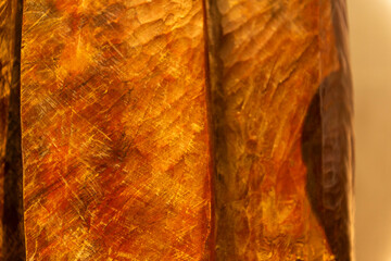 imagen detalle textura talla de madera con los detalles de la escultura y la textura de pintura 