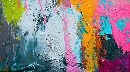 Fototapeta premium bright abstract paint spots on the wall