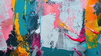 Fototapeta premium bright abstract paint spots on the wall