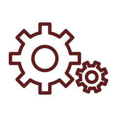 Rich Snippets Vector Line Maroon Icon Design