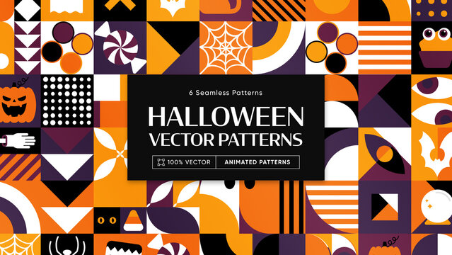 Halloween Animated Background Patterns