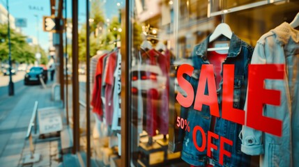 Obraz premium Exciting shopping sale with unbeatable offers and promotions. Discover incredible discounts and deals on a wide range of products. Dont miss out on the best shopping experience!