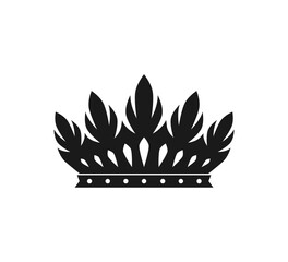 Royal crown icon. Royal Crown silhouette collection. vector illustration