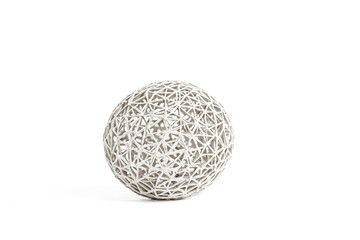 White Woven Sphere