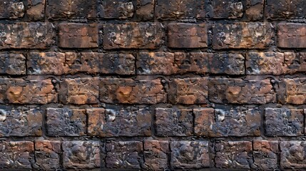 Obraz premium Highlight the texture of a brick wall