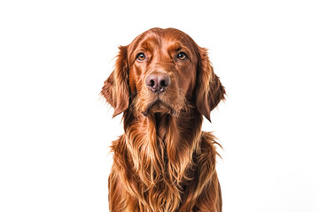 Irish Setter Dog Portrait