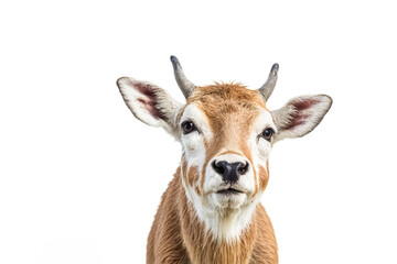 Fototapeta premium Close-up Portrait of a Young Eland with Curious Expression