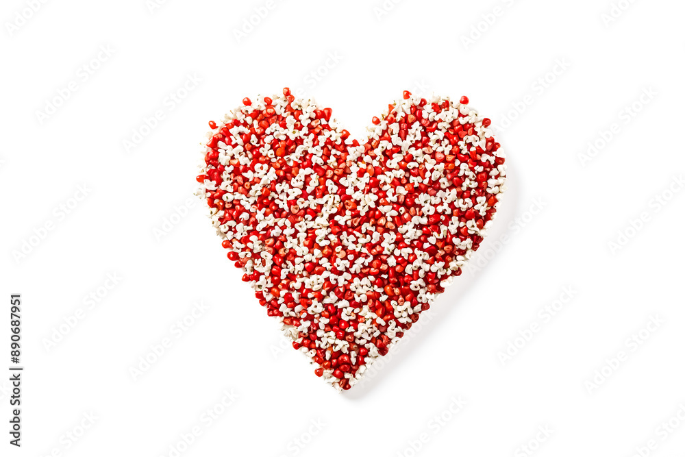 Poster Heart Shaped Popcorn