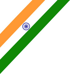 Indian Flag Tilted