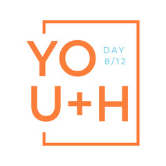 Celebrate International Youth Day with this vibrant and dynamic logotype typography,