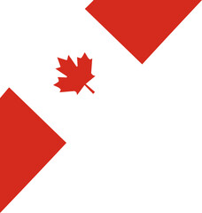 Canadian Flag Tilted