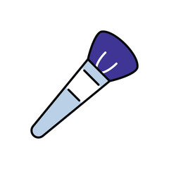 Brush icon design with white background stock illustration