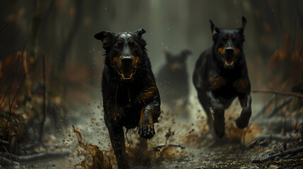 The Dobermans Came Running on a Dark Night