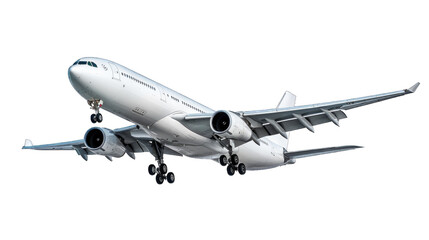Airplane aircraft transport airplane transportation travel traveler flight fly air plane trip jet business. Transparent background or PNG file.